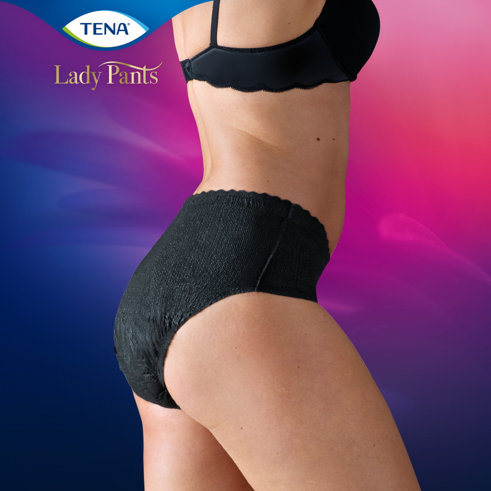 Obrázek TENA Lady Pants Plus Noir natahovací kalhotky vel.L 8 ks