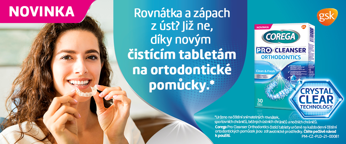 COREGA Pro Cleanser Orthodontics Čistící tablety 30 ks - Lékárna.cz