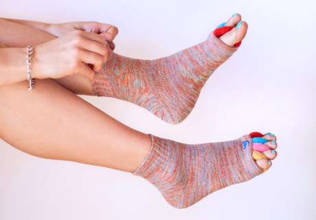 Obrázek HAPPY FEET Adjustační ponožky multicolor velikost M (3)