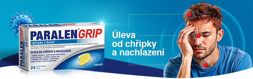 Obrázek PARALEN GRIP Chřipka a kašel 24 tablet (6)