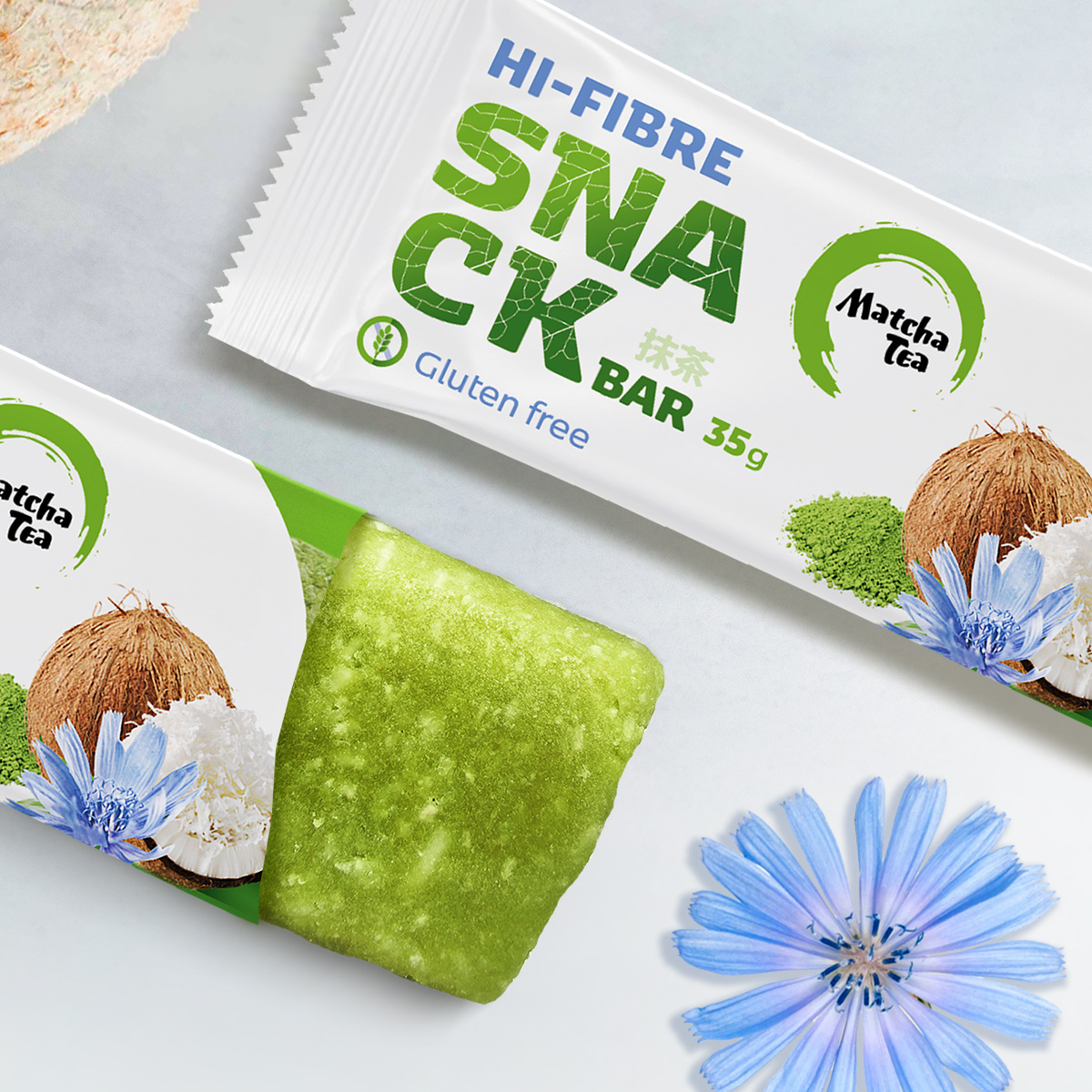 Obrázek MATCHA TEA Snack bar 35 g (2)
