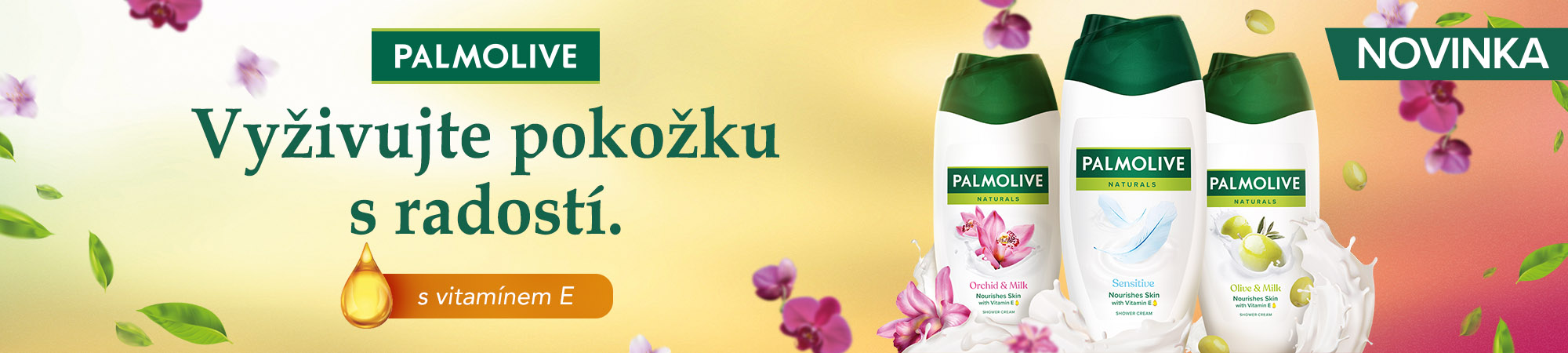 Obrázek PALMOLIVE Naturals Olive & Milk sprchový gel náhradní náplň 1000 ml (2)