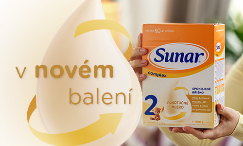 Obrázek SUNAR Complex 3 batolecí mléko od 12 měsíce 600 g (2)