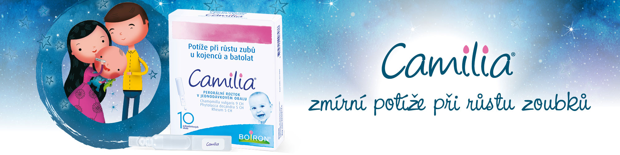 Obrázek BOIRON CAMILIA Perorální roztok 30 x 1 ml