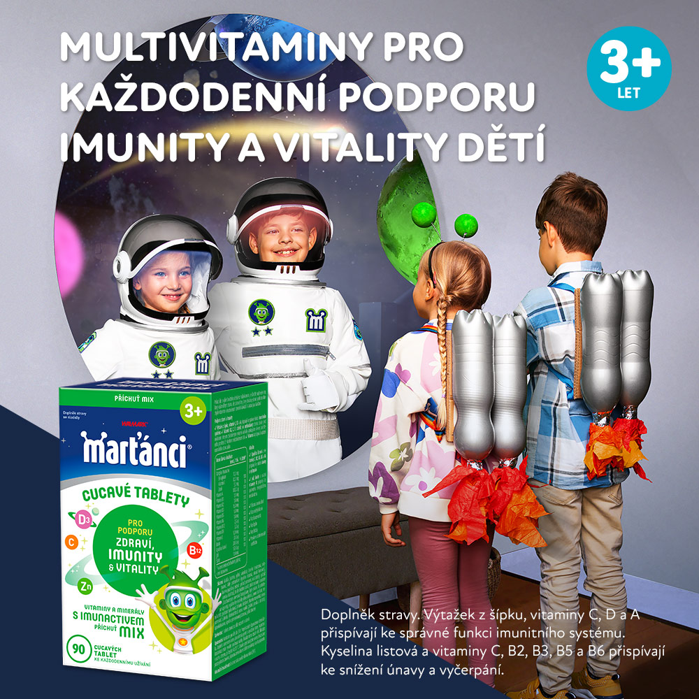 Obrázek WALMARK Marťánci s Imunactivem Mix 90 tablet