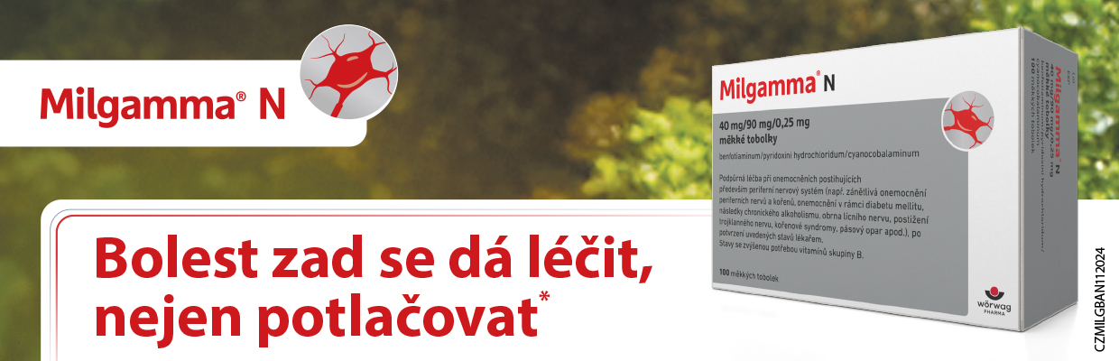 Léčba s Milgamma N Obrázek MILGAMMA N 100 měkkých tobolek